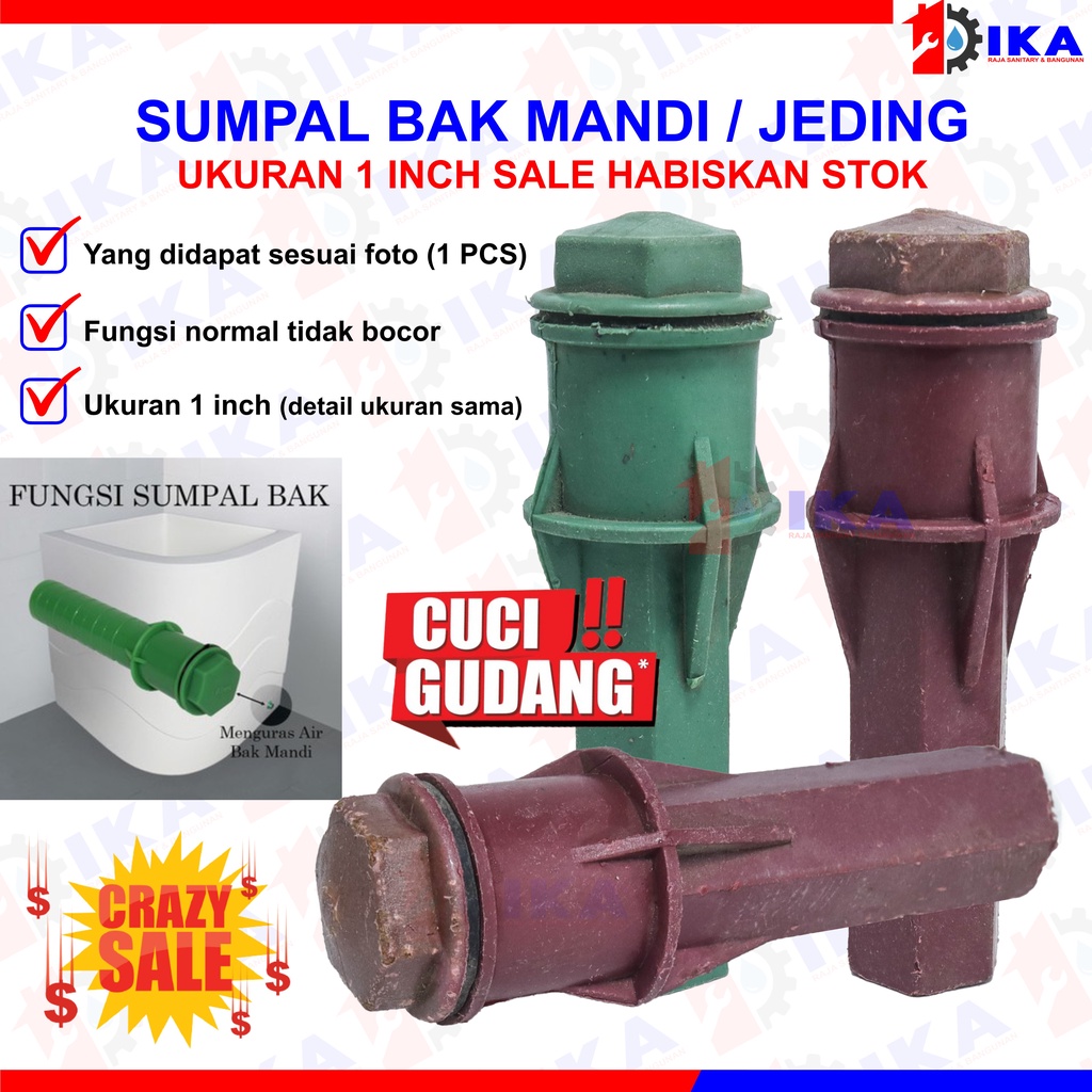 AFUR BUANGAN JEDING / PEMBUANGAN BAK AIR KAMAR MANDI / SUMPAL KURAS BAK MURAH PVC ANTI BOCOR KUAT