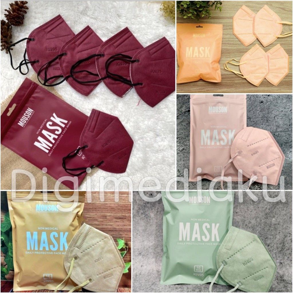 Masker Mouson KN95 Mouson Model Masker Pokana KN95