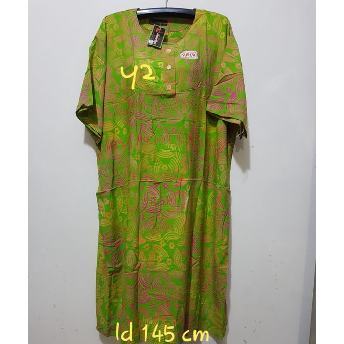 YULI - DASTER L5 REMEK LD 140 - 150 CM PB 110 CM BATIK KENCANA UNGU LABEL HITAM KUH-No 42