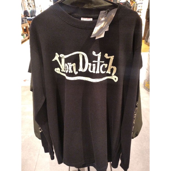 KAOS VON DUTCH ORIGINAL LONG SLEEVE SALE BLACK