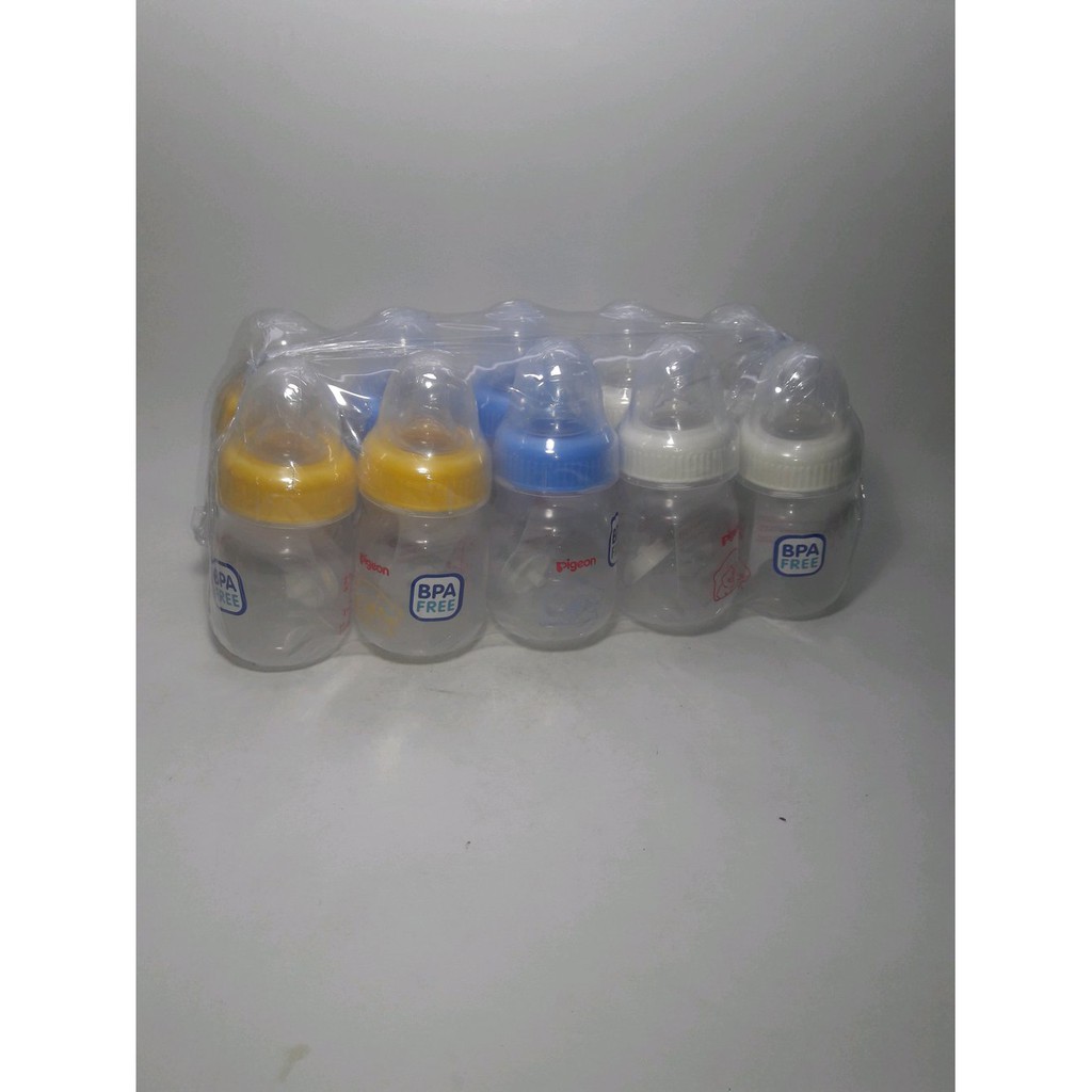 Botol Susu Bayi Pigeon 50 ml BPA Free 1 Paket  isi 10 botol