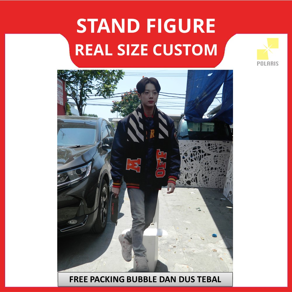 STANDEE CUSTOM REAL SIZE - STAND FIGURE KPOP HUMAN SIZE -STANDING CHARACTER/KARAKTER ANIME UKURAN BESAR