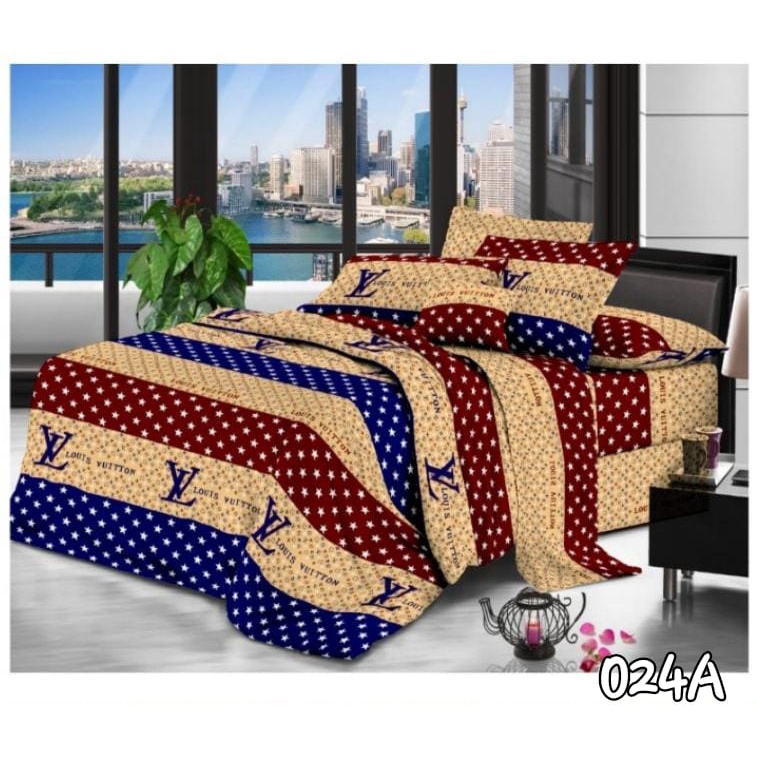 SZCollection- Bedcove set LV | Bedcover lengkap dengan seprei | SEMUA UKURAN