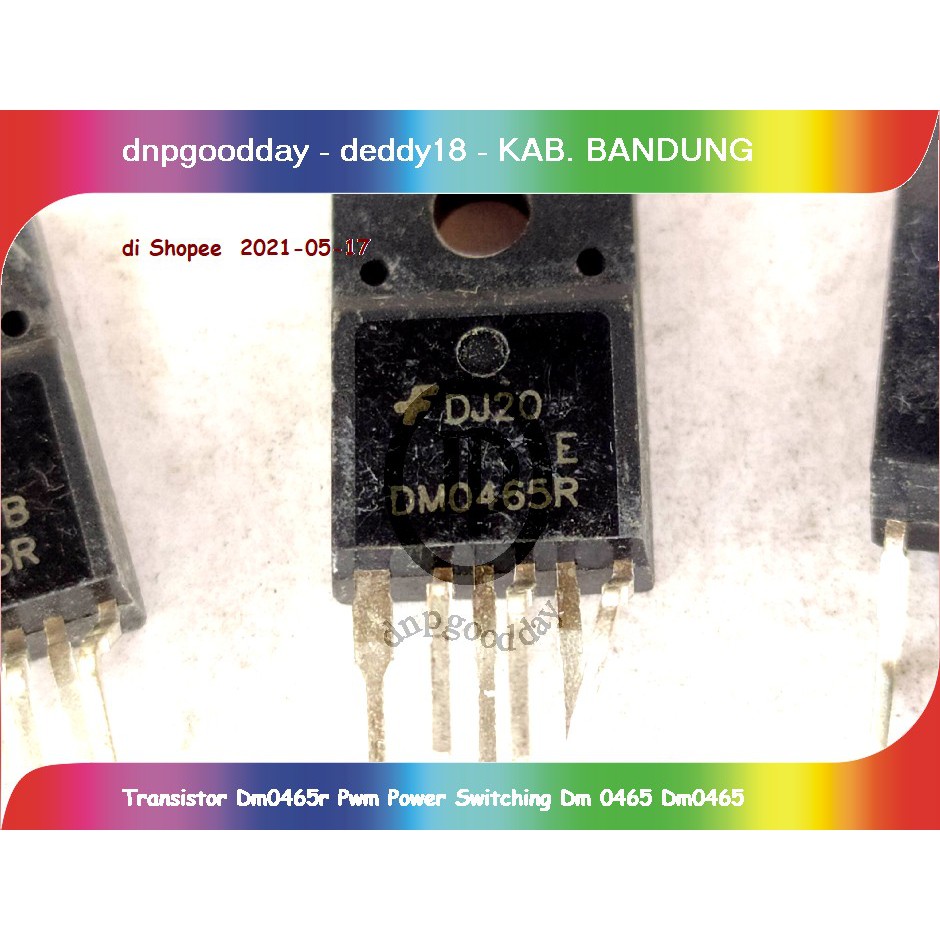 Transistor Dm0465r Pwm Power Switching Dm 0465 Dm0465