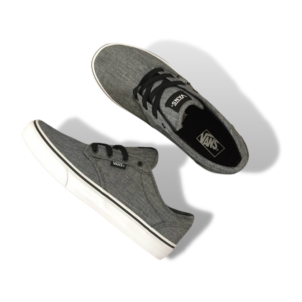 Sepatu Vans Original Vans Atwood Canvas Heather White NO BOX