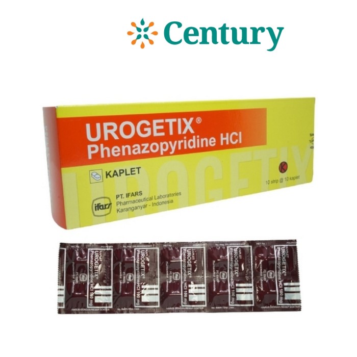 UROGETIX 100 MG 1 STRIP @ 10 KAPLET