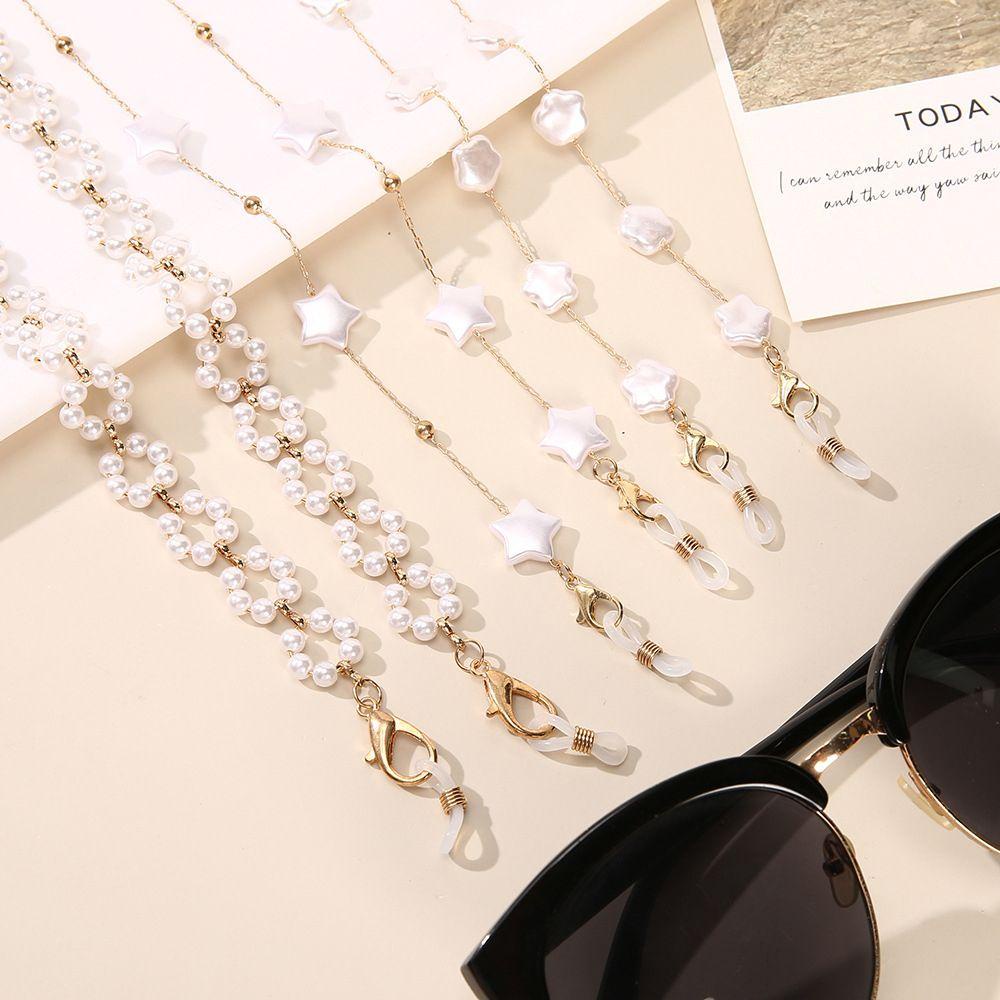 R-flower Glasses Chains Eyewear Accessories Kalung Mutiara Tali Kacamata