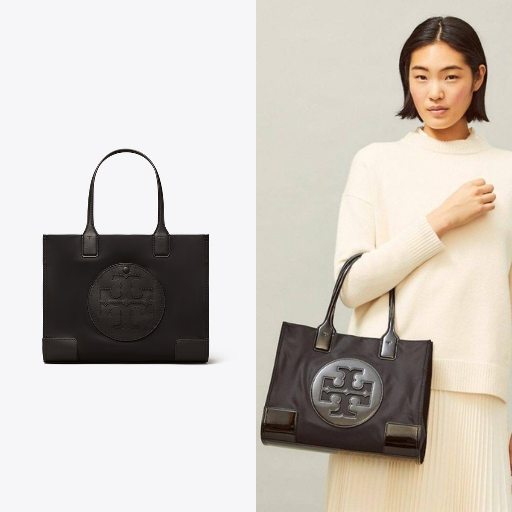 Tory Burch Ella Mini Tote/TB Mini Totebag/Tas Wanita Tory Burch - Black