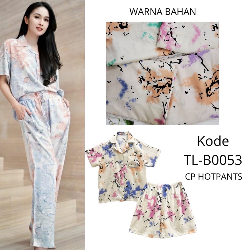 Setelan Wanita Katun Rayon TL B 0053/ 0057 FREE MASKER