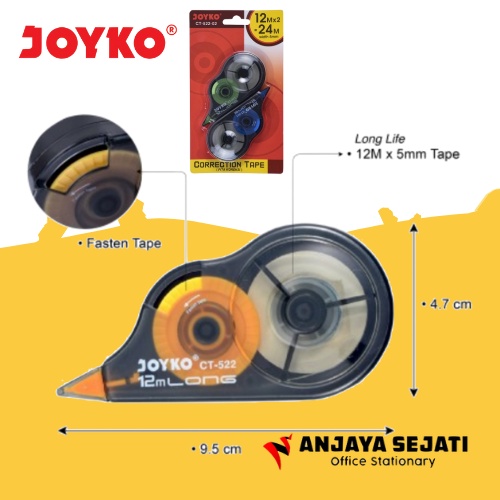 

mdn Tipex Kertas Joyko CT 522 - Lusinan - 12pcs