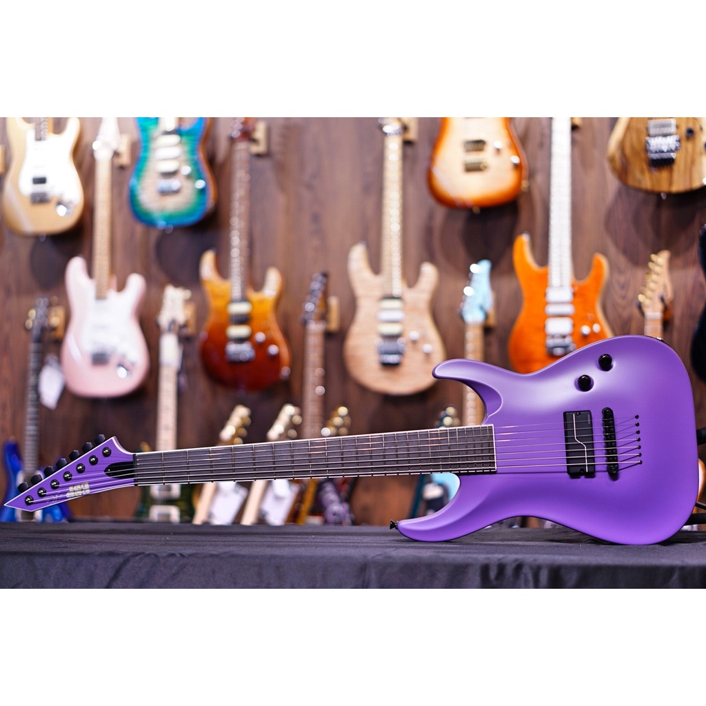 ESP STEF B7 Stephen Carpenter  1H Custom Shop Horizon 7-String Baritone Purple Satin