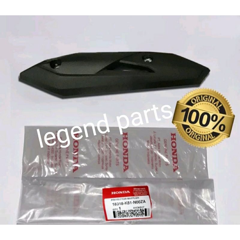cover tameng knalpot Honda beat fi esp 2016-2018 ECO street original