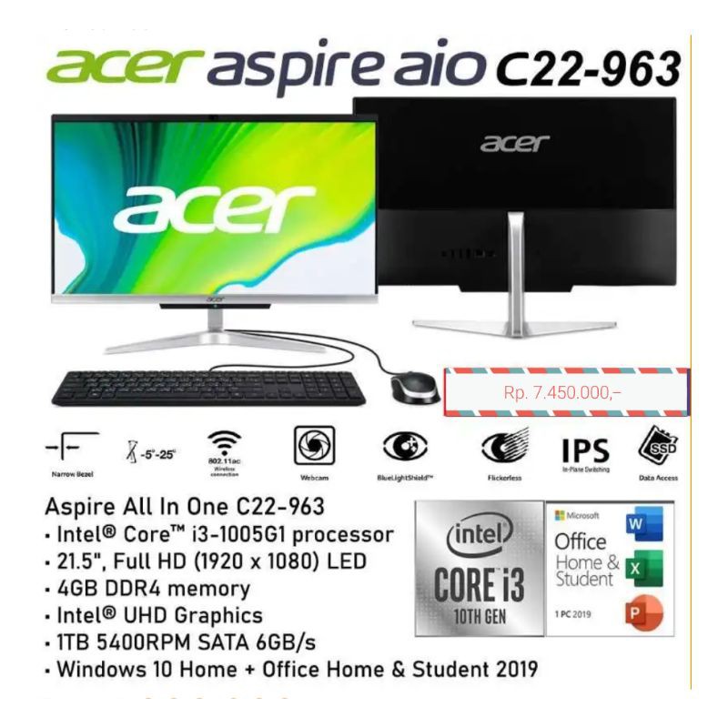 PC Acer Spire A10C22-963