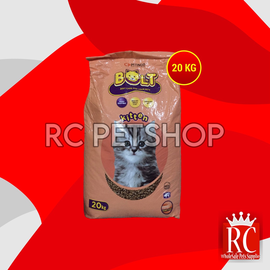 Bolt Kitten Makanan anak Kucing Kering Dry Cat Food 20 KG