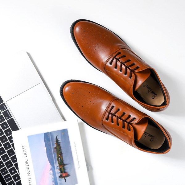 Sepatu Kantor Formal Giant Flames Mavendra Brown