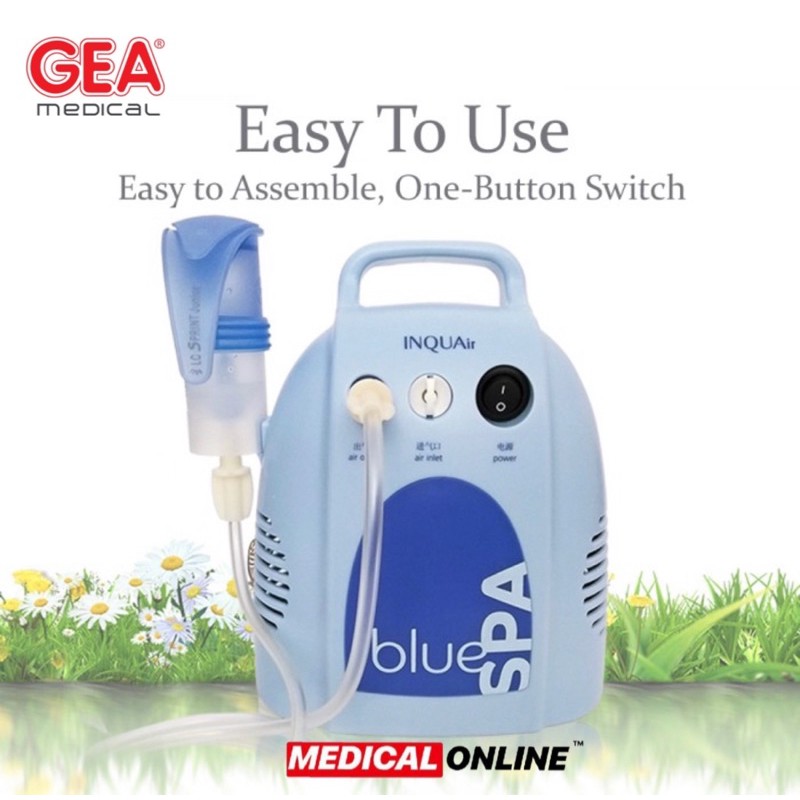 NEBULIZER GEA - INQUAIR BLUESPA DEWASA DAN ANAK GEA MEDICAL ONLINE MEDICALONLINE