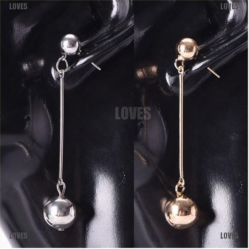 Anting wanita panjang kekinian style korea