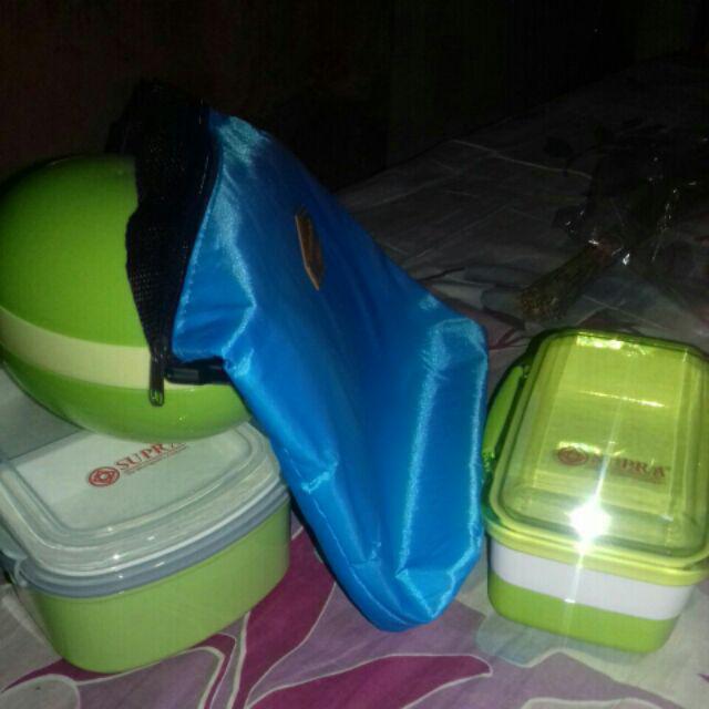 Tas Bekal Makan Iconic Tas Panas Dingin Lunch Bag Alumunium Bag Alumunium Foil Didalam