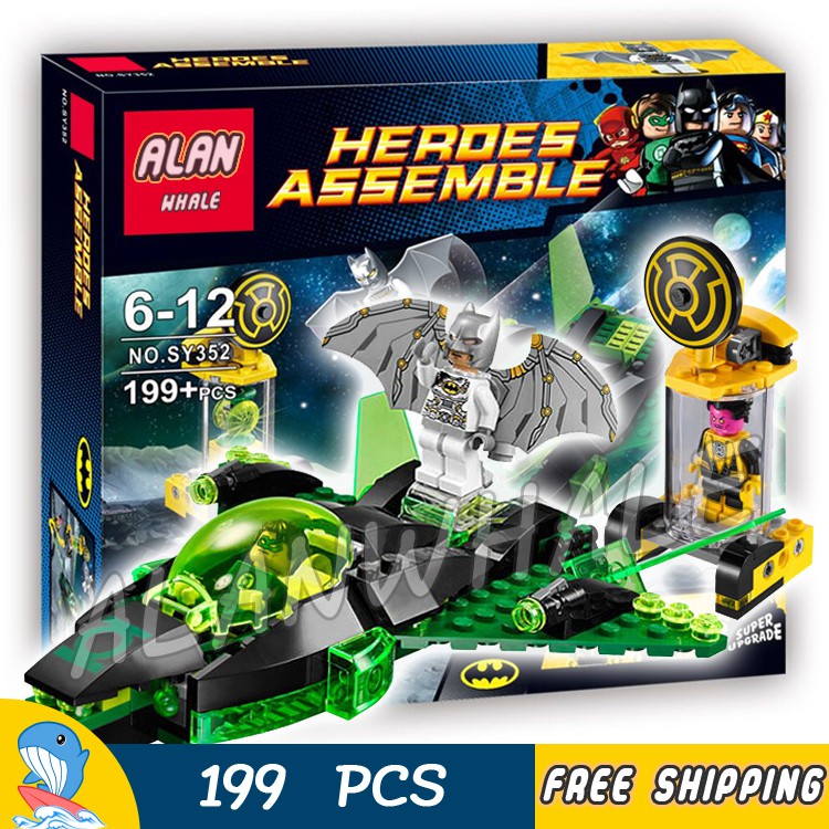 Mainan Lego 199PCS Super Heroes Justice League Green Lantern vs. Sinestro SY352 Figure Building
