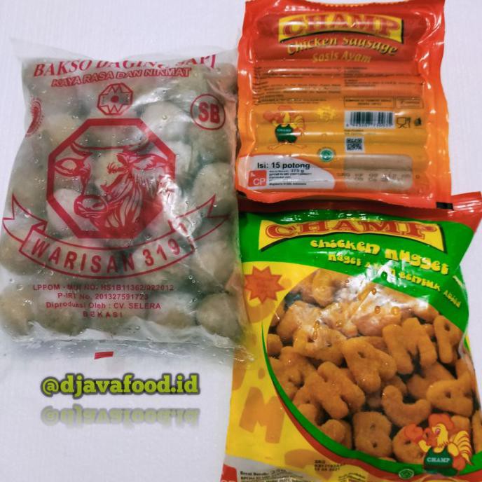 

Paket Baso Warisan Nugget Sosi Champ Terlaris
