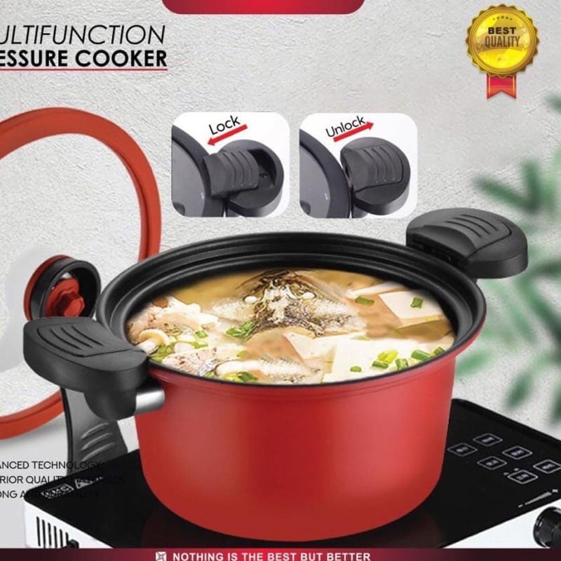 PANCI PRESTO VIRAL TEFLON 3,5 LITER PRESSURE COOKER POT ANTI LENGKET