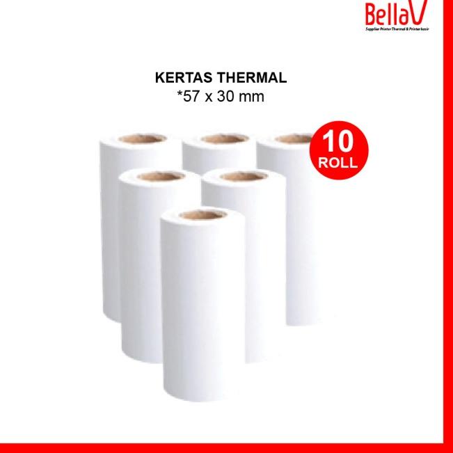 

♡ kertas thermal printer uk 57 x 30 mm (10 roll) ✱