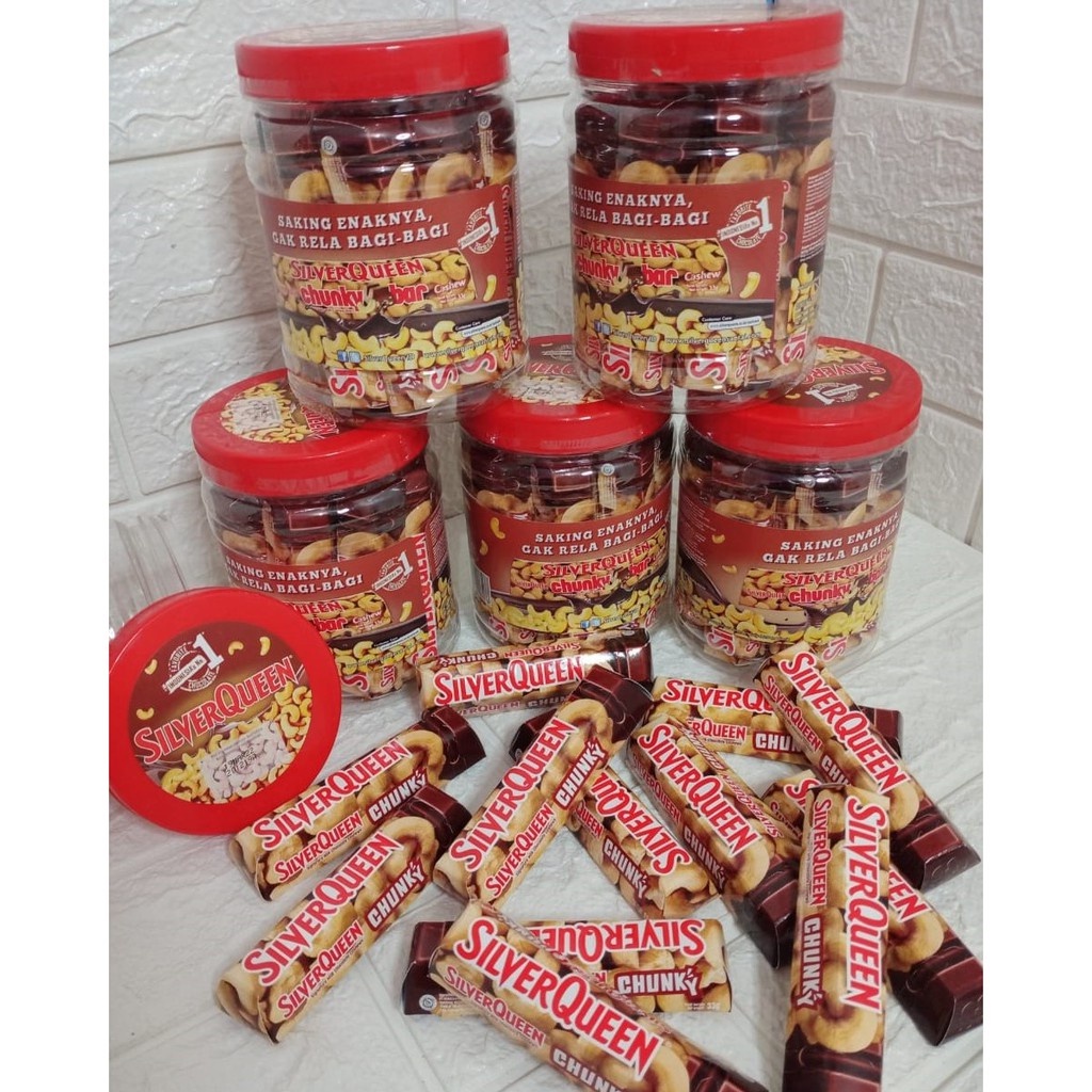 

Silverqueen CHUNKY BAR 33gr/ Silverqueen Almond/ Silverqueen Fruit and Nut/ Silverqueen Crispy/Coklat valentine day/CHUNKY BAR 33 gram