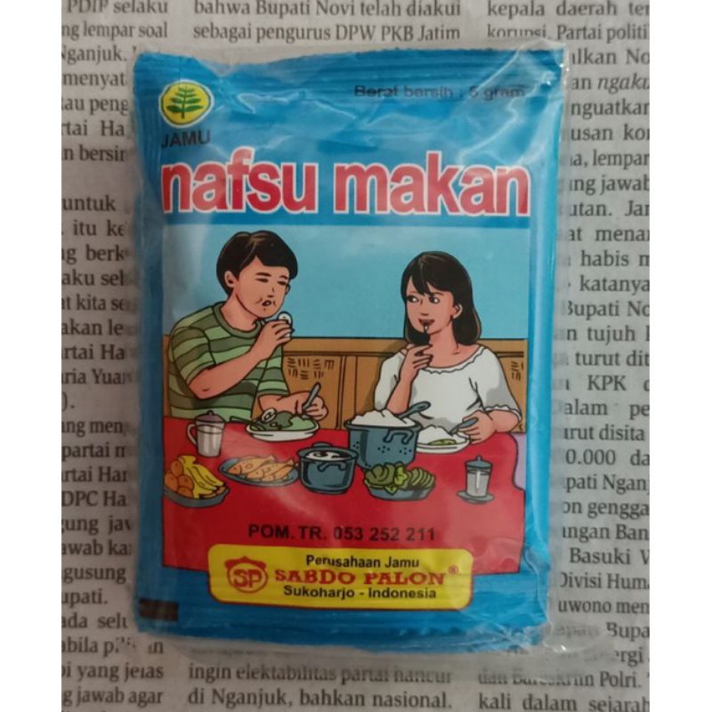 

NAFSU MAKAN SABDO PALON ( ISI 10 BUNGKUS)