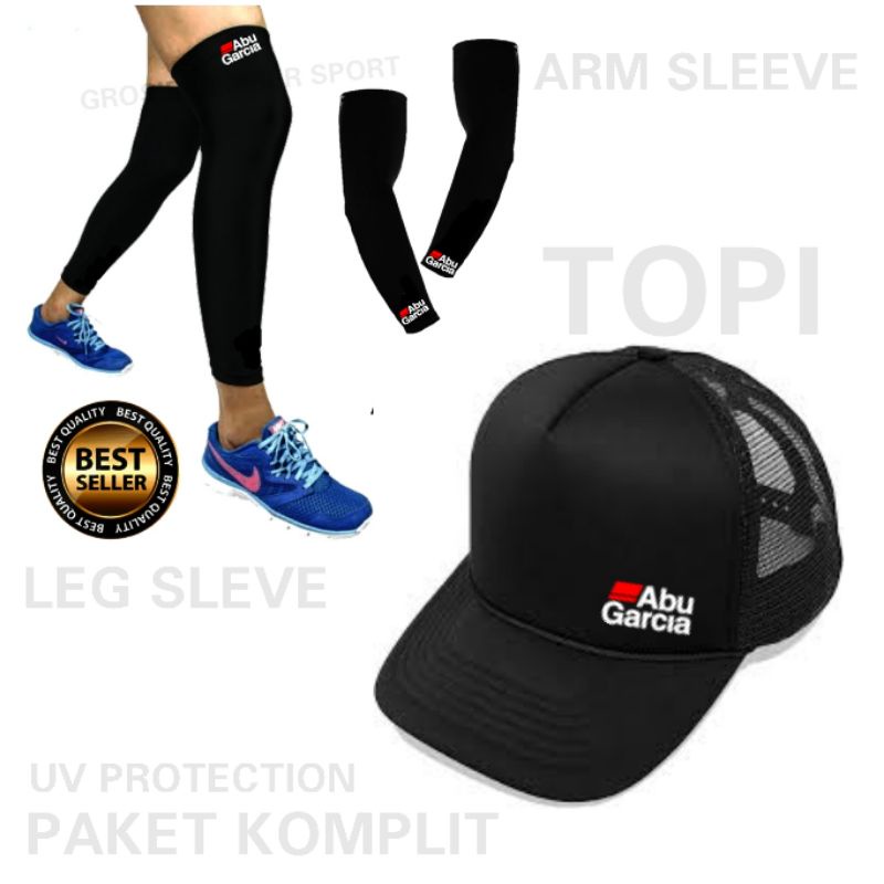 ⭐⭐⭐⭐⭐Paket arm Sleeve leg Sleeve Dekker lengan sepakbola Dekker kaki manset tangan topi mancing