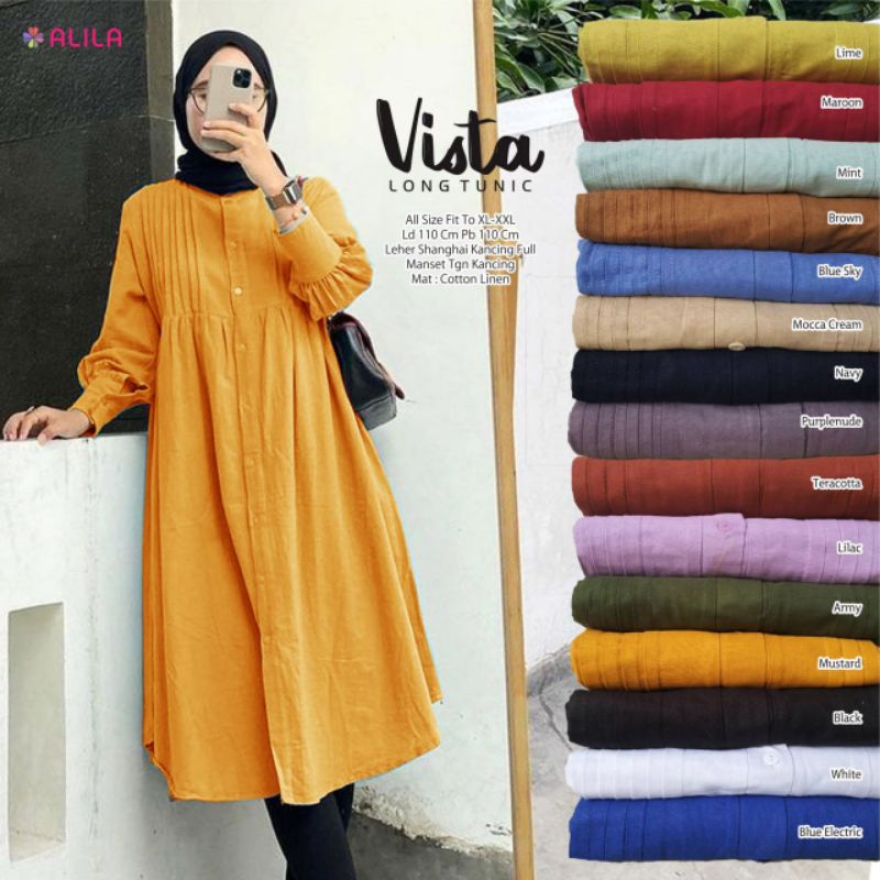 ATASAN WANITA VISTA LONG TUNIK