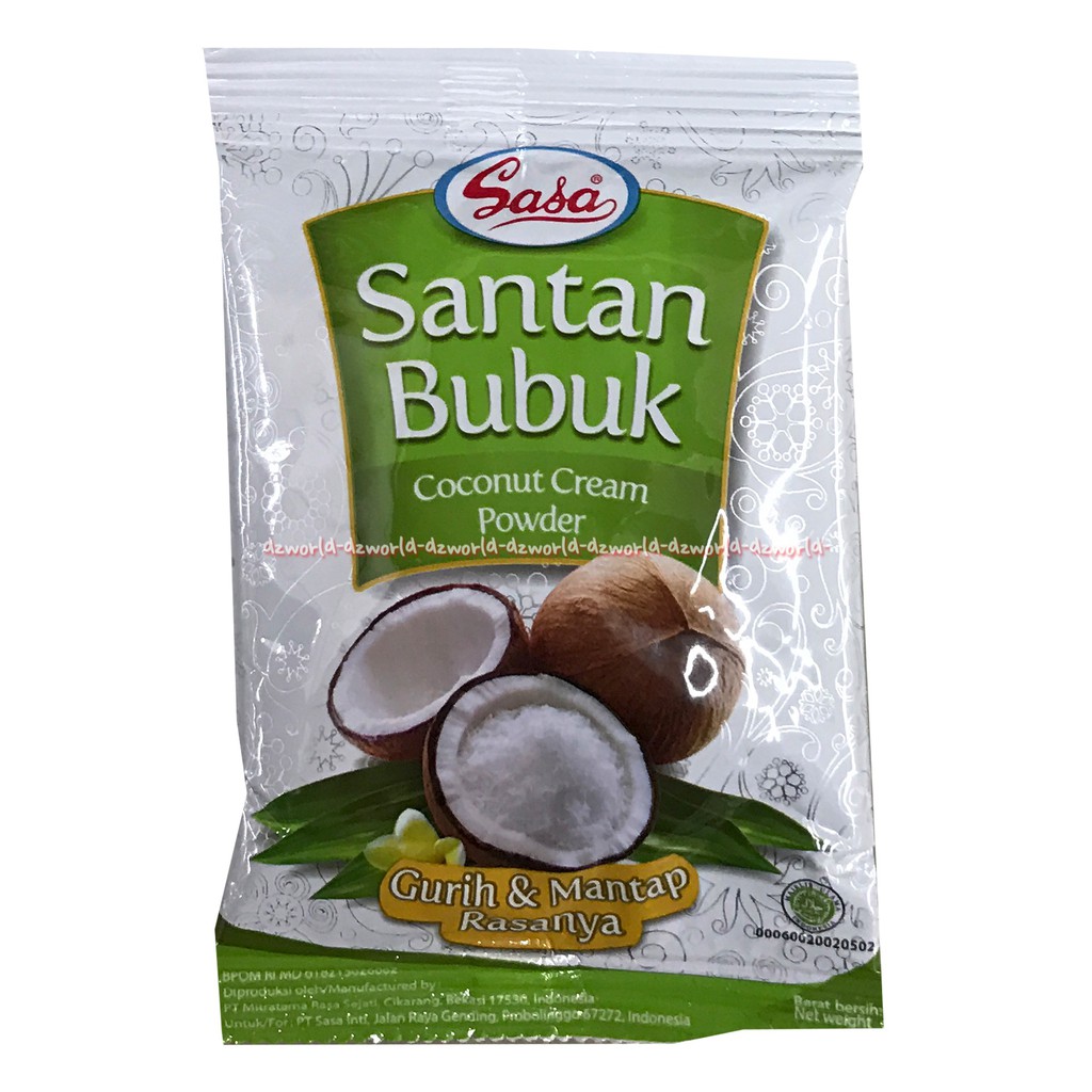 Sasa Santan Bubuk 20gr  Mudah Praktis Higenis dan Tahan Lama Sassa Coconnut Powder