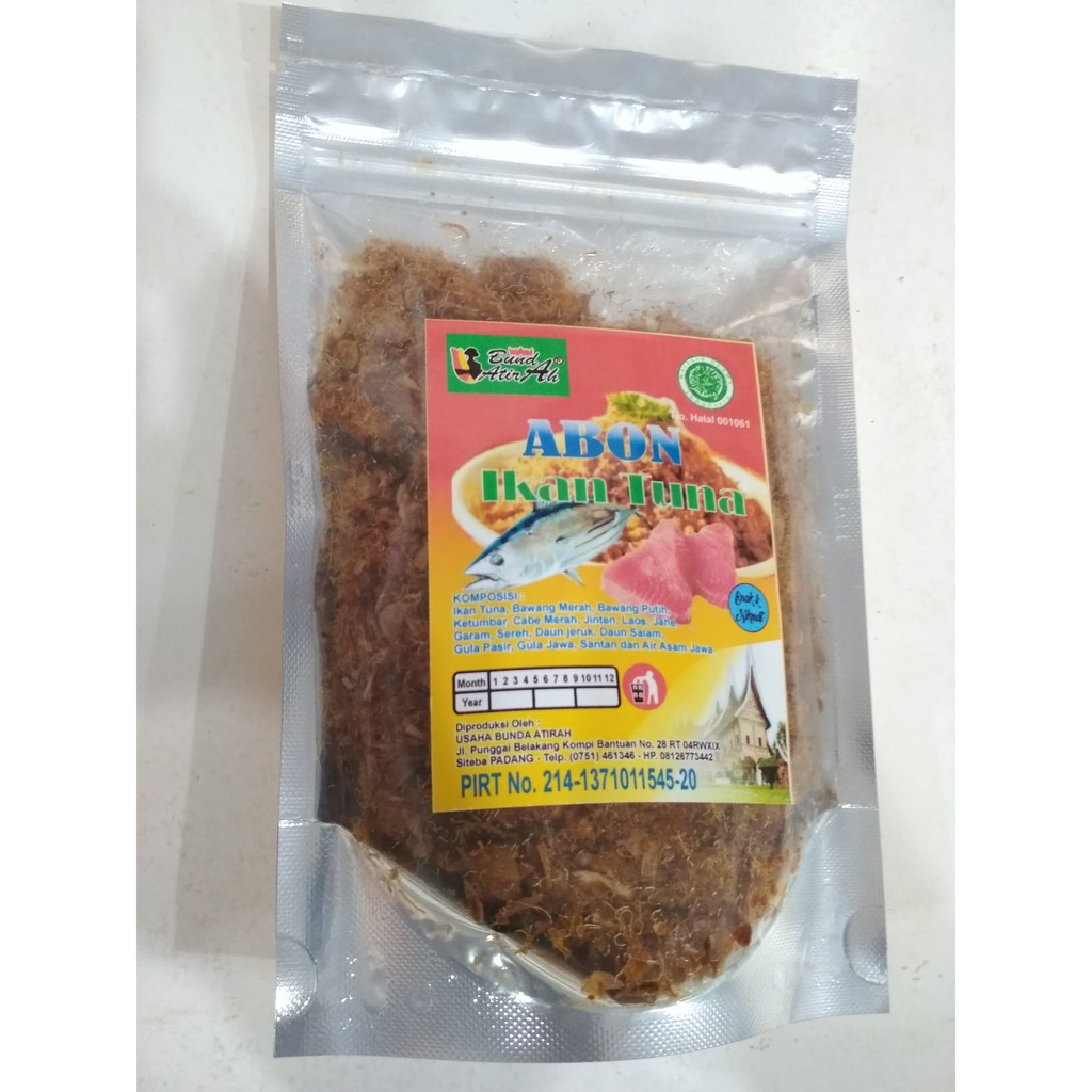 

Abon Ikan Tuna Bunda Atirah Khas Padang 100 gram