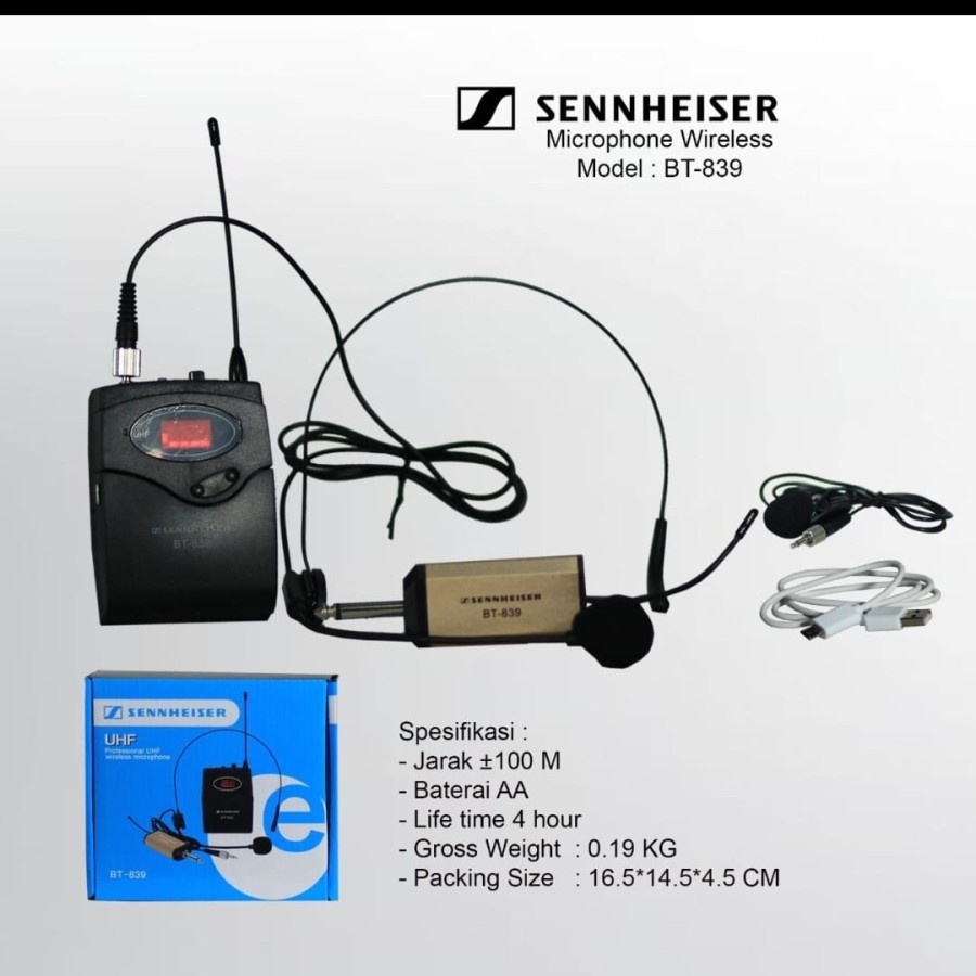 Microphone Wireless Sennheiser BT 839