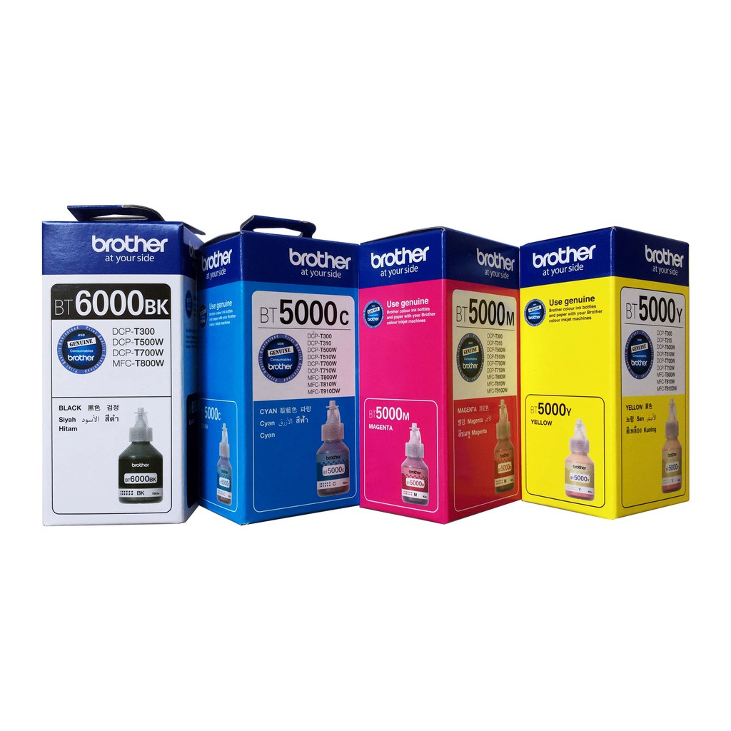 TINTA BROTHER BT5000 BT 5000 BT-5000 CMY Cyan Magenta Yellow