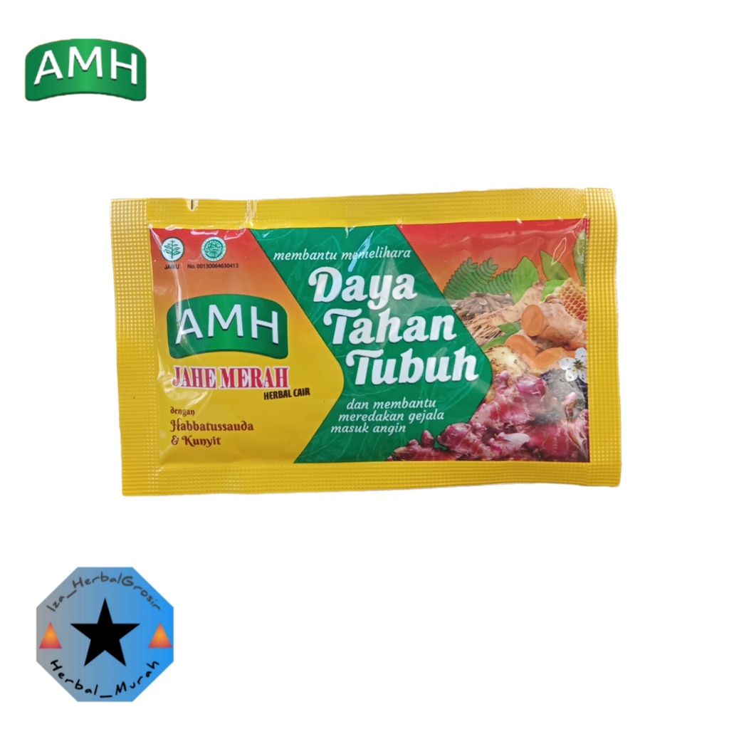 

Jahe Merah AMH Daya Tahan Tubuh [Kemasan SACHET TERBARU] Harga Grosir I ORIGINAL