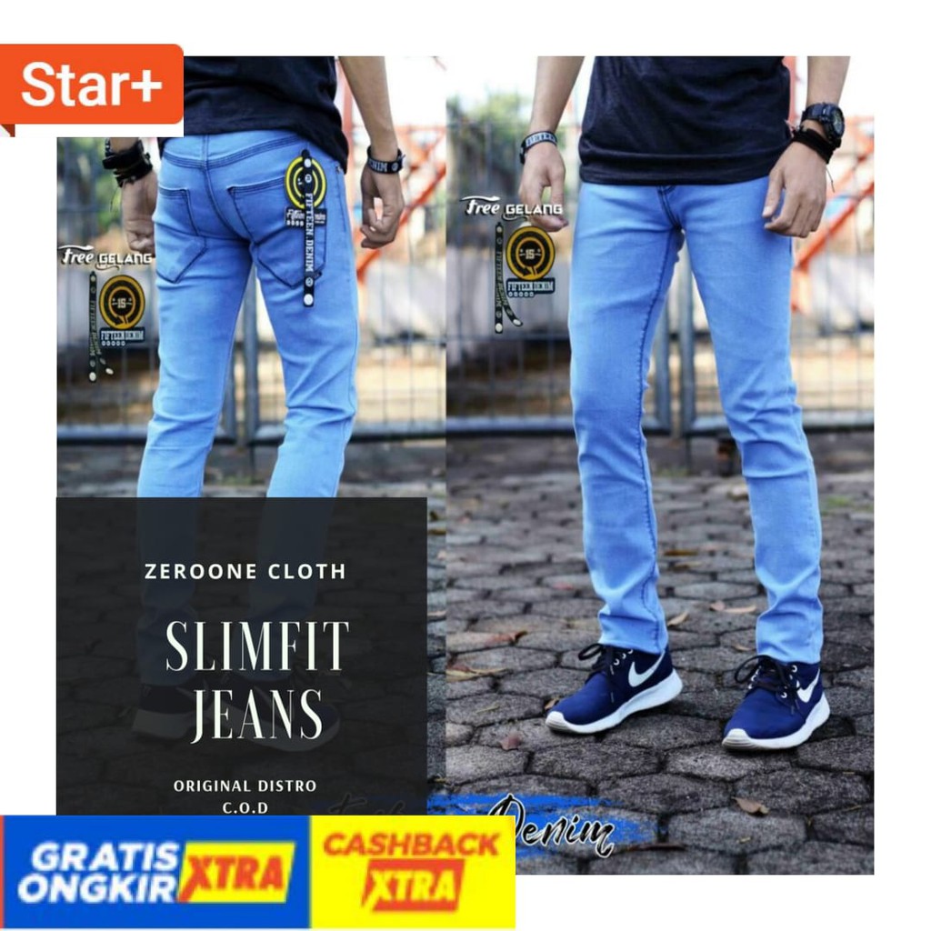 KATOK MURAH COWOK PRIA LAKI DEWASA ANAK REMAJA KECIL BESAR / Celana Jeans Panjang Original Pria