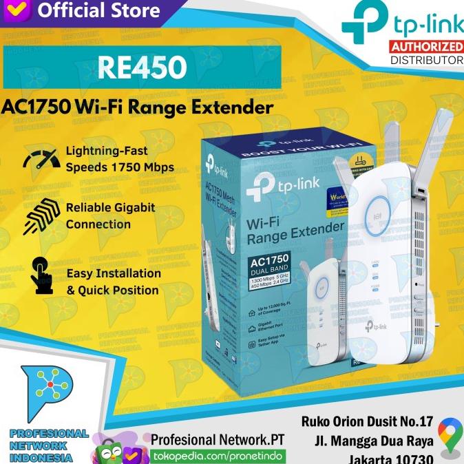 TP-LINK RE450 AC1750 Dual Band WiFi Range Extender