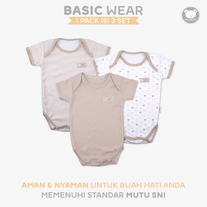 Fluffy JUMPER SEGITIGA / Kodok Pendek Bayi (1 buah)