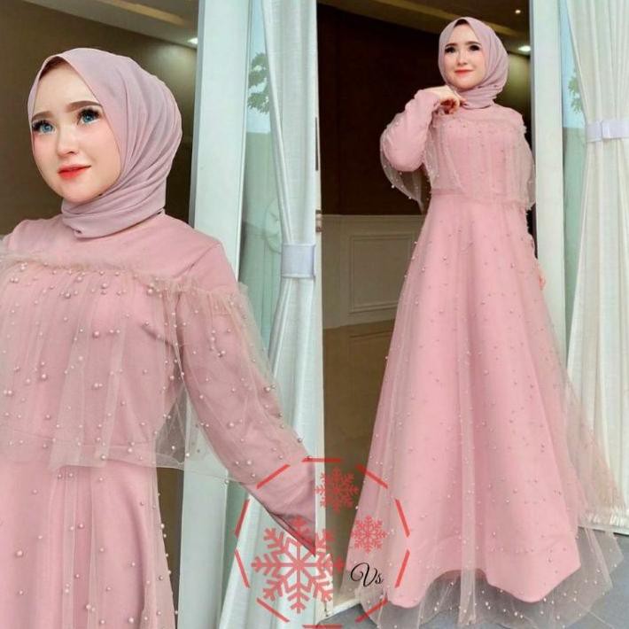 Harga Model Gamis Brokat Pesta Muslim Terbaru November 2021 Biggo Indonesia