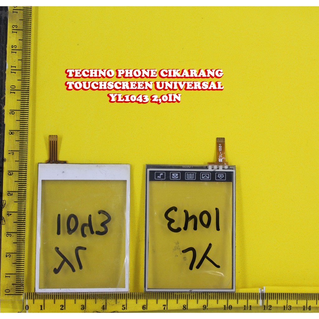 LAYAR SENTUH TOUCHSCREEN TS UNIVERSAL YL1043 2,0IN  = TAXCO M9
