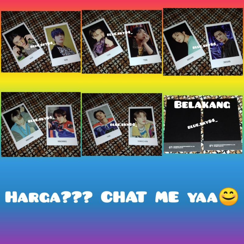 Official photocard polaroid nct