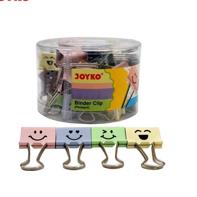 Joyko Binder Clip Klip 111fc2 Penjepit Kertas 111 Warna Pastel Motif Shopee Indonesia