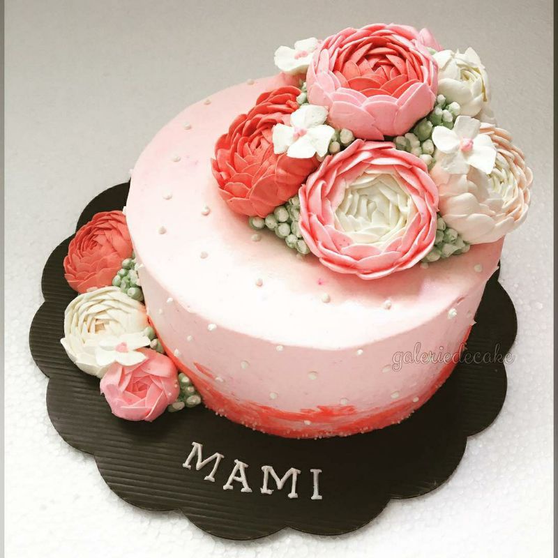 

Flower 3d cake / kue ulang tahun bunga