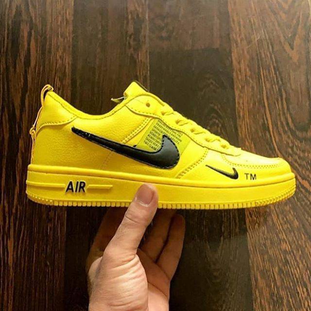 nike air force one utility yellow