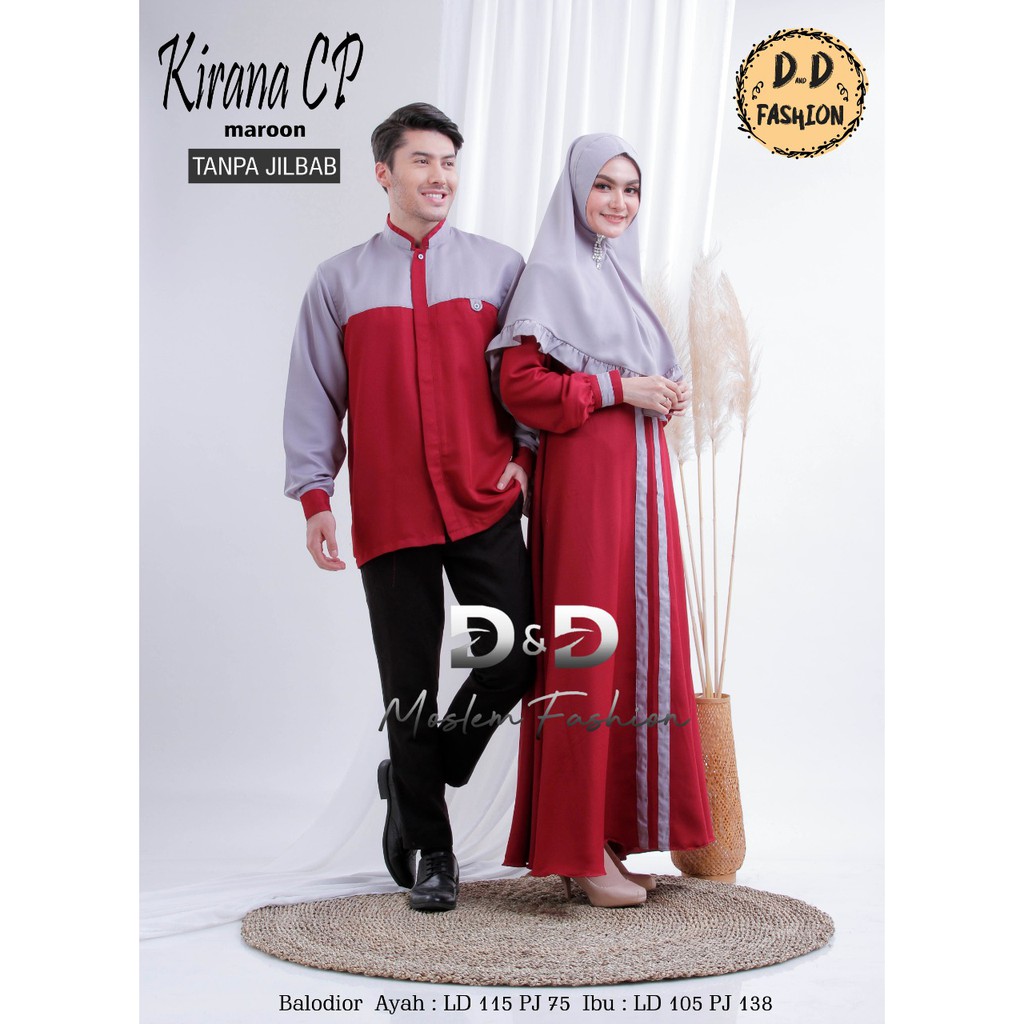 Kirana couple gamis + koko