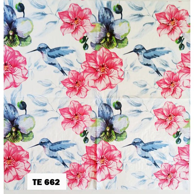 TISU NAPKIN DECOUPAGE EROPAH 33X33 CM TE  662 TTS