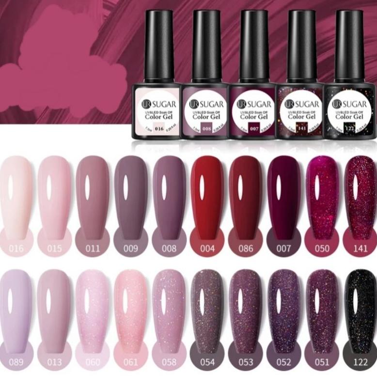 Gel Polish Kutek Gel Ur Sugar/ Kutek Gel Uv Kutek Gel Halal Gel Polish Uv Led Kutek Halal Batch 3