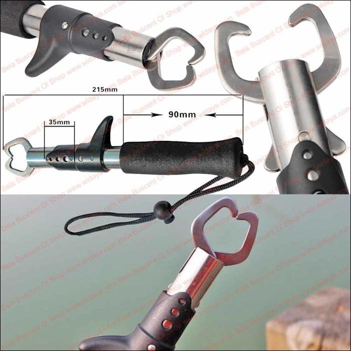 PERLENGKAPAN MANCING TANG CAPIT PENJEPIT MULUT IKAN STAINLESS STEEL