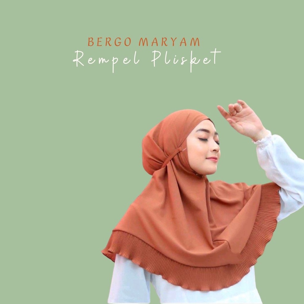 Bergo Tali Maryam Plisket Diamond Premium