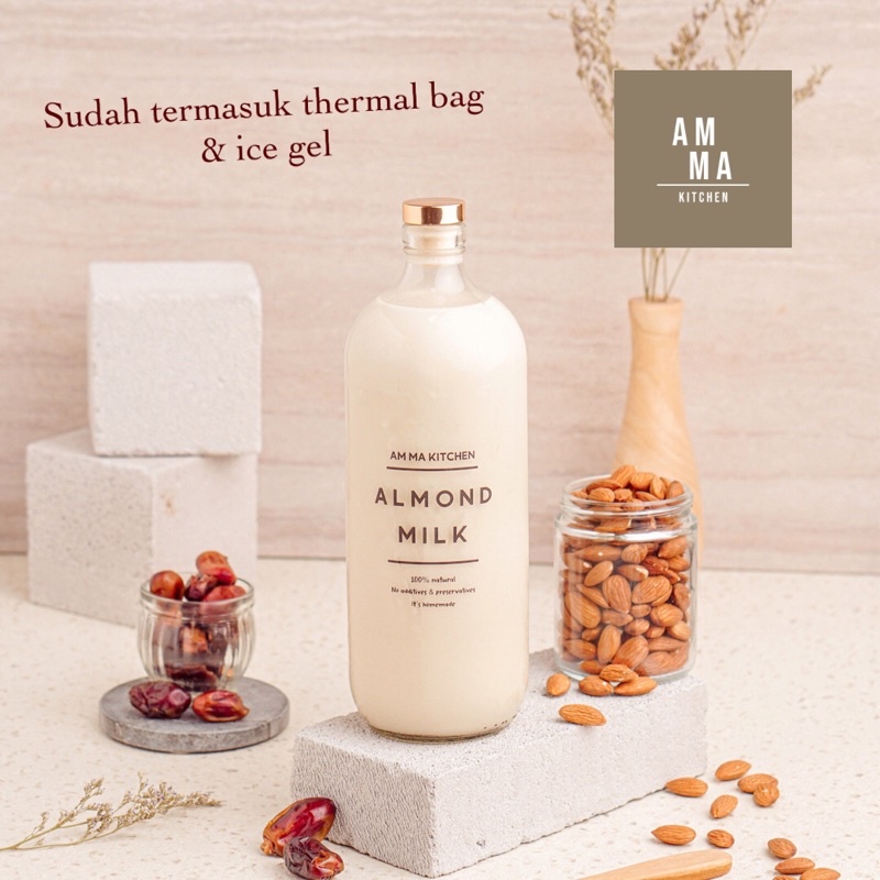 

Almon milk Original ( Vegan milk ) - Gluten fre - Asi Booster